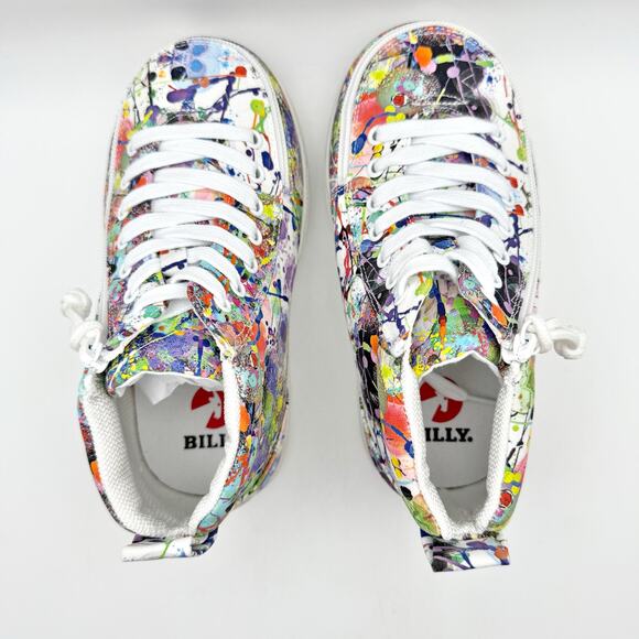Billy Kids Classic DR High II Sneaker US 1 Extra Wide EU 32 Multi-color NIB - Picture 11 of 13